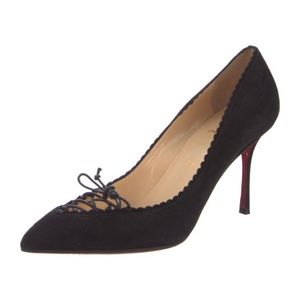 Christian Louboutin Scalopump 85 Suede Pump